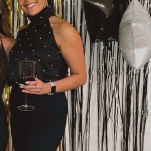 Gold and Black Party Balloons Set